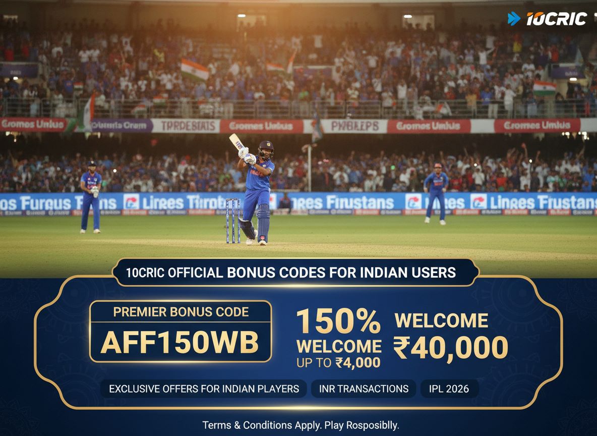 10CRIC official bonus codes for Indian users
